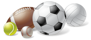 Palle e palloni di diversi sport