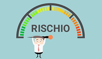 Un contatore di rischio impostato su