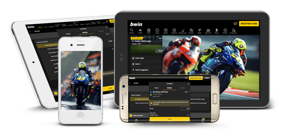 Dispositivi mobile con siti scommesse MotoGP