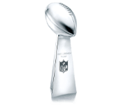 Il trofeo destinato alla squadra che trionfa nel Super Bowl