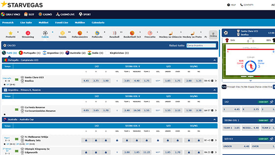 Pagina live StarVegas