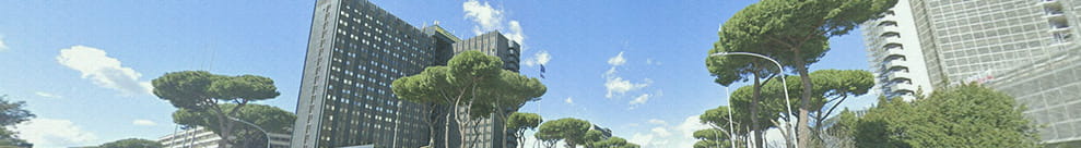 Il quartier generale di Poste Italiane a Roma