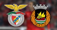 Gli stemmi di Benfica e Rio Ave