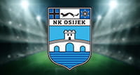 Lo stemma dell'Osijek, squadra in cui milita Mirko Marić, uno dei tre capocannonieri croati nel 2019/20