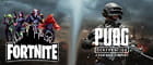 I loghi di PUBG e Fortnite