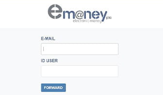 Il modulo online per aprire un conto Emoney