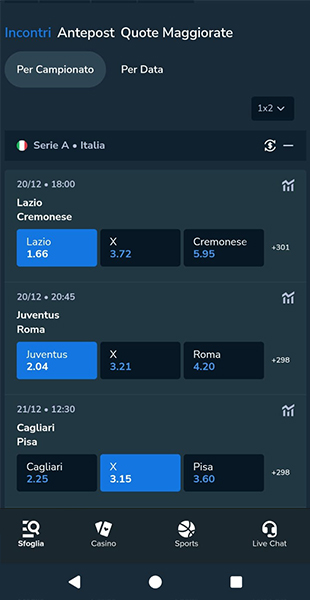 Quote selezionate da app