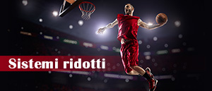 Calciatori che giocano e scritta Sistema ridotti e il logo Eurobet