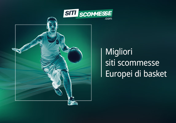 Migliori siti scommesse Europei di basket con giocatore in azione