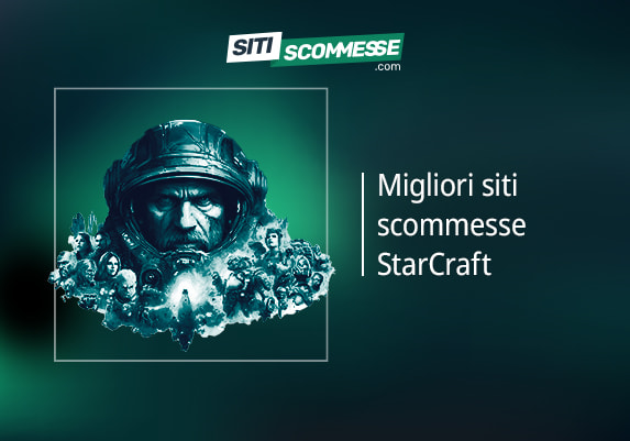 Logo Siti Scommesse, personaggi di StarCraft e scritta Migliori siti scommesse StarCraft