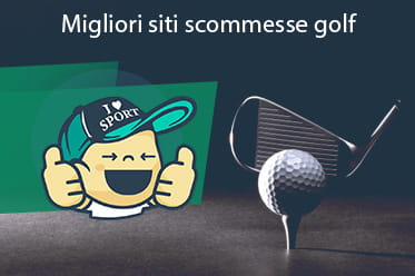 Migliori siti scommesse golf, una pallina e una mazza da golf