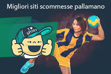 Migliori siti scommesse pallamano e una giocatrice