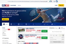 Un'immagine della landing page di Sky Bet