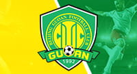 Lo stemma del Guoan, squadra di Cédric Bakambu, capocannoniere della Chinese Super League 2020