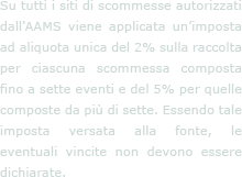 La tassazione applicata sulle scommesse sportive in Italia