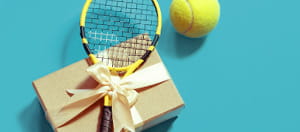 Tennista in azione