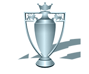 Il trofeo del vincitore della Premier League stilizzato