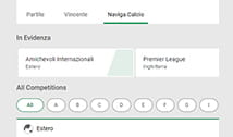 La selezione delle quote da giocare su Unibet