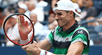 Il tennista John Isner, eliminato ai quarti di finale degli US Open 2018