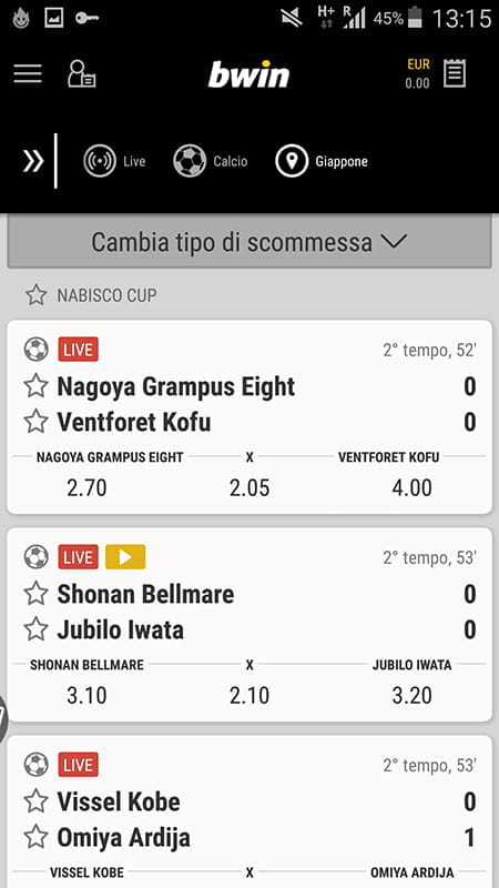 Bwin Livescore Bwin Livescore