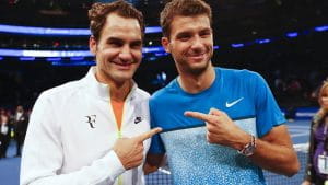 Roger Federer e Grigor Dimitrov