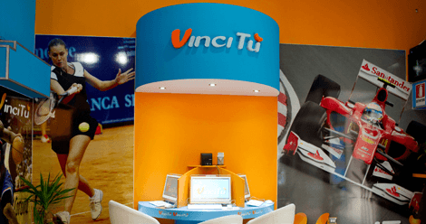 Uno stand di Vincitù