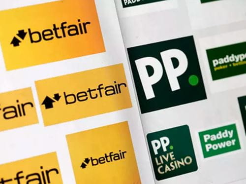 I loghi di Betfair e Paddy Power