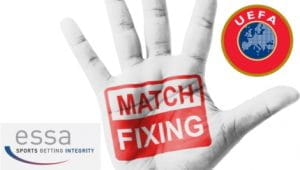 Il logo dell'azione ESSA e UEFA contro il match-fixing