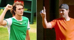 Alexander Zverev e Rafael Nadal