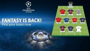 Lo schieramento in campo di una ipotetica squadra di Fantasy League con i protagonisti della Champions League