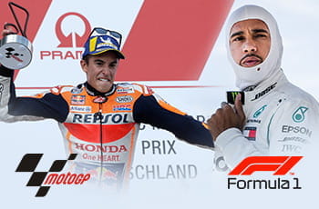 Marc Márquez e Lewis Hamilton