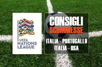 I consigli scommesse per il terzo turno di Nations League Italia - Portogallo, e per l'amichevole Italia - Usa