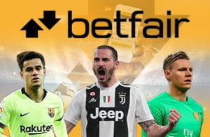 I calciatori Bonucci, Coutinho e Leno e il logo Betfair