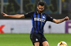 Antonio Candreva, centrocampista dell'Inter