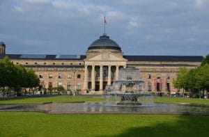La Kurhaus di Wiesbaden, capitale dell'Assia