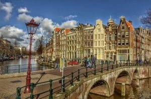Una veduta di Amsterdam