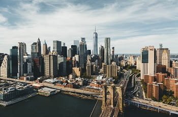 Una veduta della città di New York