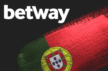 Il logo di Betway e la bandiera del Portogallo