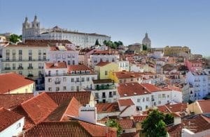Uno scorcio di Lisbona
