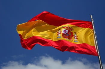 La bandiera della Spagna