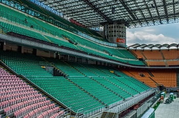 Lo stadio Giuseppe Meazza a Milano