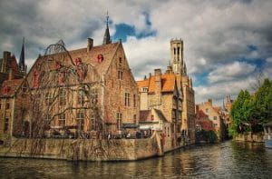 Una veduta di Bruges, in Belgio