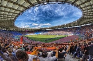 Lo stadio Olimpico di Roma