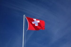 La bandiera della Svizzera
