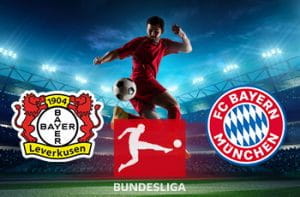 I loghi di Bayer Leverkusen, Bundesliga e Bayern Monaco