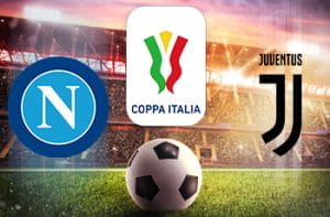 I loghi di Napoli, Juventus e Coppa Italia