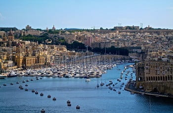 Una veduta di Malta