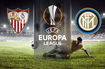 I loghi di Siviglia, Inter ed Europa League