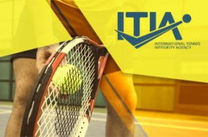 Il logo dell'ITIA, una racchetta da tennis e una pallina