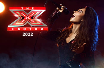 Ragazza che canta, logo X Factor 2022